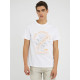 Guess Ανδρική κοντομάνικη μπλούζα Flower Embro Tee